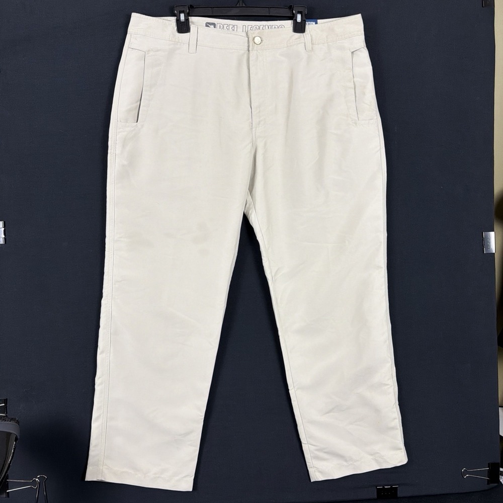 Reel Legends Expedition Pants Mens 40x30 Quick Dry Fishing Outdoors Gorpcore Tan